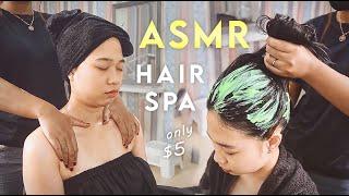 ASMR Creambath  Only $5 for the Most Relaxing Treatment in Indonesian Hair Salon