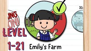 Brain Test 2 Emilys Farm Level 1-21 All Levels Android iOS