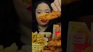 CHICK FIL A has the BEST tenders #asmr #mukbang