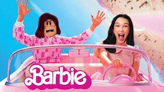 Virei a Barbie do Filme num Obby Incrível Barbie Movie Obby  Família Luluca