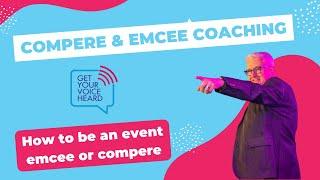 How to be an event emcee or compere