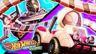 Big Bad Eight-Legged Race Marvel Character Cars in the Hot Wheels RacerVerse