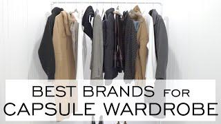 WHO SELLS CAPSULE WARDROBES ?  BEST BRANDS from basic to fashion  Edgy Minimalist  Emily Wheatley