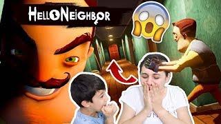 GİZEMLİ ALT KATA GİRİŞ YAPTIK ve GİZLİ DUVARI KIRDIK  HELLO NEIGHBOR #4