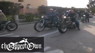 Choppers Tear Up the PCH - Chopperfest Ride Harbortown Bobber custom bike movie