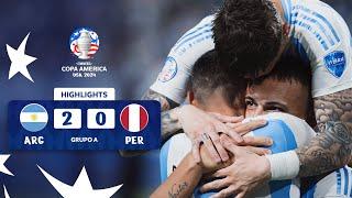 ARGENTINA 2-0 PERÚ  HIGHLIGHTS  CONMEBOL COPA AMÉRICA USA 2024™