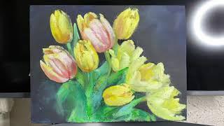 Tulips painting