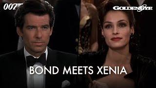 GOLDENEYE  007 Meets Xenia Onatopp – Pierce Brosnan Famke Janssen  James Bond