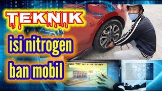 ⁉️TEKNIK isi NITROGEN ban mobil