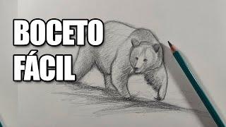 ¿Cómo Dibujo un BOCETO en tiempo Real? Boceto a Lápiz Paso a Paso