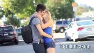 Kissing Prank 2015 Staring Contest 2015 PrankInvasion