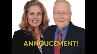 Bob and Denise Realtors with an Announcement for MAY 1 2020