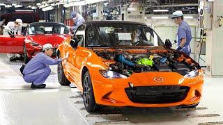 Japan Factory Tour - Inside Massive Mazda MX-5 Miata Production Line