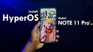 How To Install HyperOS Update Redmi Note 11 Pro+ 5G  POCO X4 Pro 5G  HyperOS 1.0.1  VEUX  Dot SM