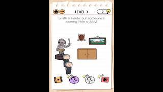 Brain Test 2 Tricky Stories SMITH AND JOE PART 1 Level 7 Walkthrough