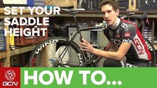 How To Set Your Road Bikes Saddle Height - Tips For Getting Your Saddle Position Right