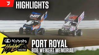 Bob Weikert Memorial  Kubota High Limit Racing at Port Royal Speedway 52624  Highlights
