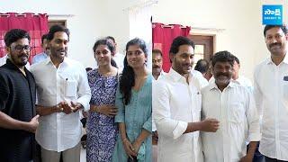 YS Jagan Meets YSRCP Activists At Pulivendula Camp Office  Visuals  @SakshiTVLIVE