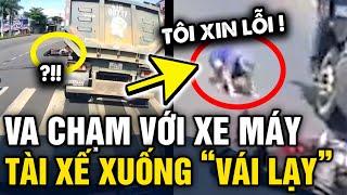 Lỡ gây VA CHẠM khiến cặp vợ chồng thương vong tài xế xuống xe VÁI LẠY BẤT LỰC  Tin 3 Phút