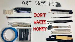 Art supplies you SHOULD & SHOULDNT buy. Artist on a budget. #artsupplies #art #artist