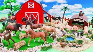 30 Minutes Best Creative Farm Country Barn Diorama - Cattle Farm - Horse Stable - Miniature Farm