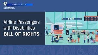 USDOT releases Bill of Rights for airline passengers with disabilitites