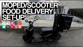 Honda Ruckus ScooterMoped Food Delivery Set-up with Links - DoorDash UberEats Downtown Los Angeles