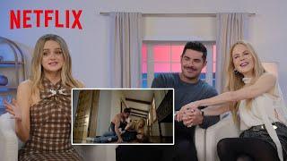 Nicole Kidman Zac Efron and Joey King React to the Big Reveal  A Family Affair  Netflix