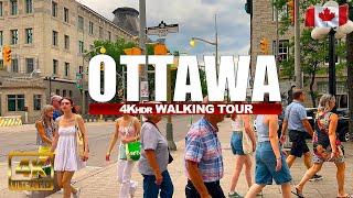 Ottawa Canada Saturday 4K UHD HDR 60 fps Walking Tour