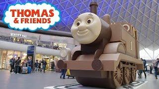 Giant Chocolate Thomas Heads To Kings Cross Station London  Thomas & Friends UK