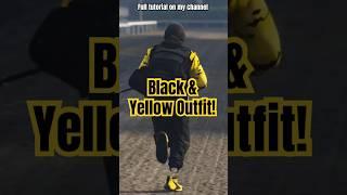 GTA5 Black & Yellow Outfit  #shorts #gta5online #gtaoutfits #gta #blackandyellow #wizkhalifa