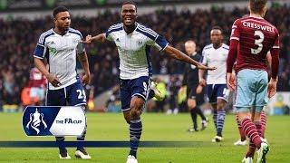 WBA 4-0 West Ham - FA Cup Fifth Round  Goals & Highlights