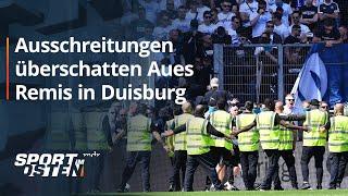 Abbruch drohte - Erzgebirge Aue nimmt einen Punkt aus Duisburg mit  Sport im Osten  MDR