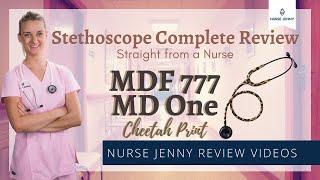 MDF 777 MD One Cheetah Print Stethoscope Review