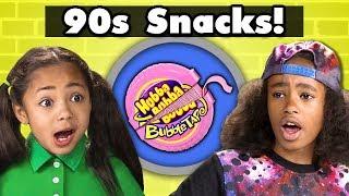 KIDS TRY 90s SNACKS  Kids Vs. Food