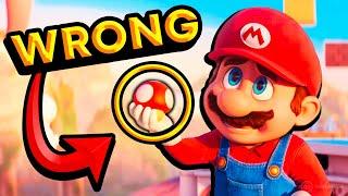 15 MISTAKES in Super Mario Bros Movie VS Super Mario Games 