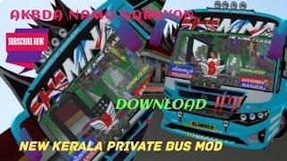 BUSSID AKBDA NAMO NARAYAN BUS MOD  SHAMNA LIVERY RELEASE  DOWNLOAD ‼️#keralabusmods #paxgamer