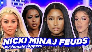 nicki minaj v female rappers lil kim remy ma cardi b timeline and history of their feuds