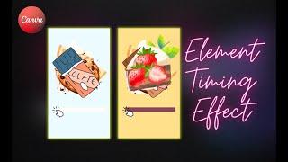 Canva Elements Timing Effects Tutorial  Canva tutorial for beginners