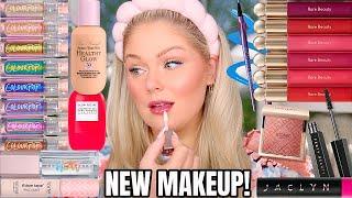 *VIRAL* NEW MAKEUP TESTED   New Rare Beauty Fenty Too Faced Skin Tint & more