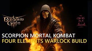 Scorpion Mortal Kombat Baldurs Gate 3 Build Step by Step Guide BG3