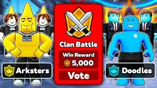 CLAN BATTLE MODE in Toilet Tower Defense