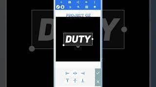 Cara bikin Call of Duty logo Sliced Text Bertumpuk - Pixellab Tutorial #shorts #pixellab #tutorial