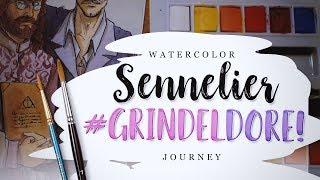 #Grindeldore - SENNELIER „La petite Aquarelle“ Reiseset #7  My Watercolour Journey