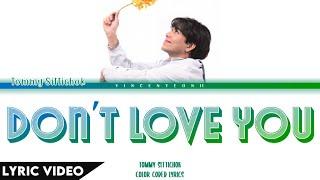 Tommy Sittichok - Dont Love You ไม่รักเธอเลย l ThaiRomEng Lyric Video