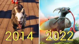 Evolution of Goat Simulator Game 2014-2022