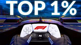 Can A CONTROLLER PLAYER Set A TOP 1% LAPTIME On F1 24?