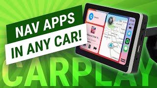 Apple CarPlay & Google Navigation in ANY CAR  Coral Vision Wireless CarPlay Console