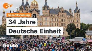 heute 1900 Uhr vom 03.10.2024 Tag der Deutschen Einheit Libanon feuert Raketen auf Israel