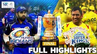 VIVO IPL 2019 FINAL  Chennai Super Kings vs Mumbai Indians Full Highlights  CSK v MI Cricket 19